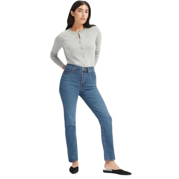 Everlane Denim - Everlane High Rise Slim Straight Jean